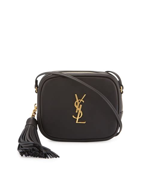 ysl monogram blogger crossbody bag black|saint laurent monogram shoulder bag.